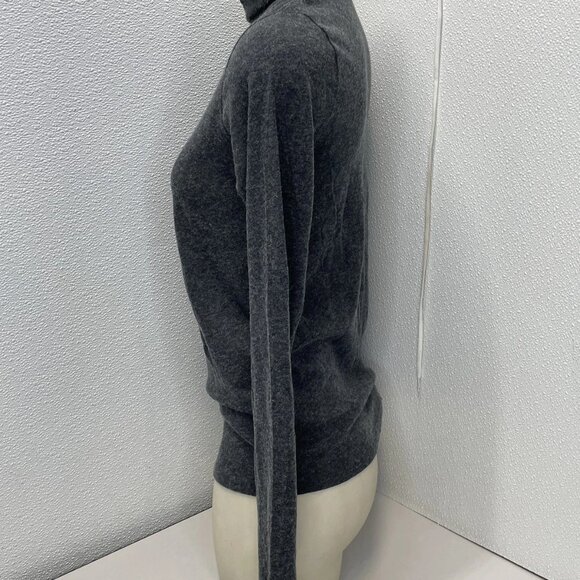 Majestic Filatures Women’s Cotton Cashmere Turtleneck Sweater Size 3 (US M–L) Gr - Picture 5 of 6